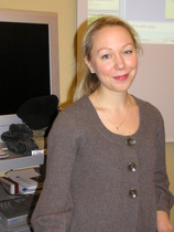 Elina Viljanen piti vuoden 2010 vuosikokousesitelmän.